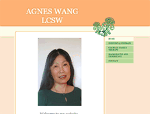 Tablet Screenshot of agneswanglcsw.com